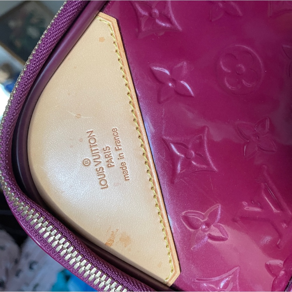 Violette monogram Vernis leather Louis Vuitton Pegase 45 - Picture 13 of 15